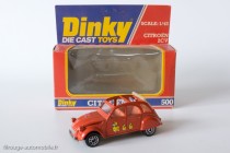 Dinky Toys Solido 1401 - Citroën 2CV - capote ouverte