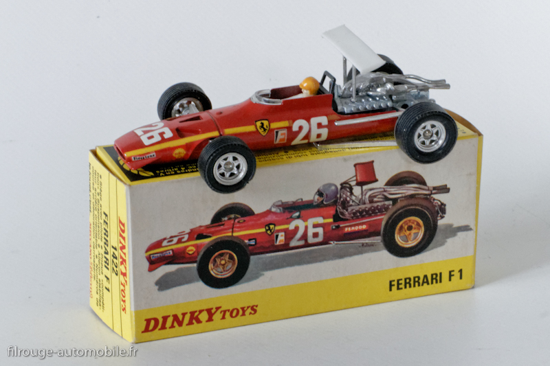 Dinky toys france 1422 ferrari f1 pieces d origine 