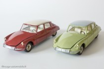 Dinky toys 530 - Citroën DS19 modèle 1963 - Les deux couleurs