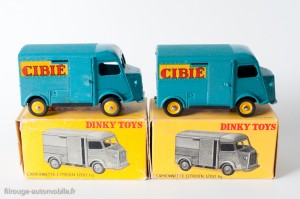 Dinky Toys France – Fourgon Citroën Gervais (Couleur Crème) – Miniature De Collection Ancienne