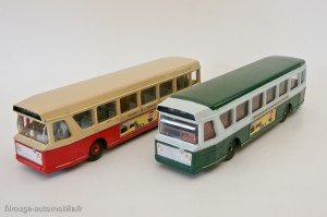 Dinky Toys 889 et 889U - Berliet autobus parisien et lyonnais