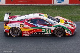 15ème 24h du Mans 2014 - Ferrari 458 Italia n°51 - Bruni/Vilander/Fisichella - Vainqueur classe LMGTE Pro