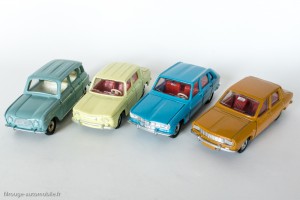 Dinky Toys - Renault R4, R8, R16, R12 : Les miniatures sorties en même temps que la vraie voiture
