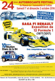 Affiche de la 24ème Autobrocante de Loéhac - 1 & 2 octobre 2016