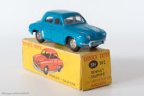 Renault Dauphine - Dinky Toys 524 - variante n°3 - avec vitres et bleu vif "Bobigny"