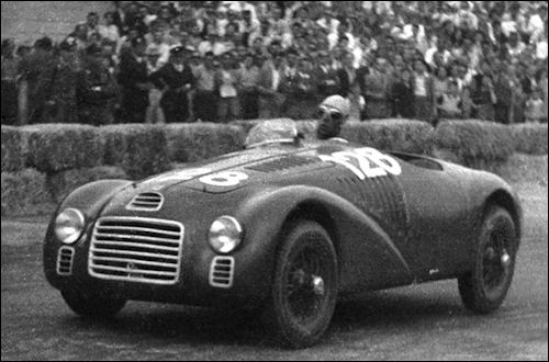 Ferrari 125 S - 11 mai 1947 - Course de Piacenza - 1ère course d'une Ferrari