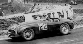 Ferrari 166 MM - Vainqueur des 24h du Mans 1949 (Photo d'époque)