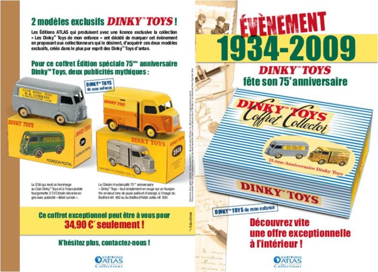 Coffret Dinky Toys Tourisme - Éditions Atlas - Échelle 1/43 - Modèle 2083933 - Neuf