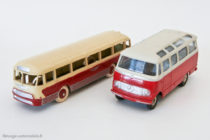 Autocar Chausson Dinky Toys réf. 29F et Mercedes Benz réf. 541