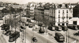 Les autocars à Nantes, années 1950