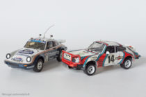 Porsche 911 4x4 vainqueur Paris Dakar 1984 - AMR Minichamps réf. 390 & Porsche 911 2ème du Safari Rally 1978 - Solido MRE Porsche 911 4x4 vainqueur Paris Dakar 1984 - AMR Minichamps réf. 390 & Porsche 911 2ème du Safari Rally 1978 - Solido MRE