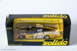 Solido réf. 87 - Renault Alpine A 442B - 1er 24 Heures du Mans 1978