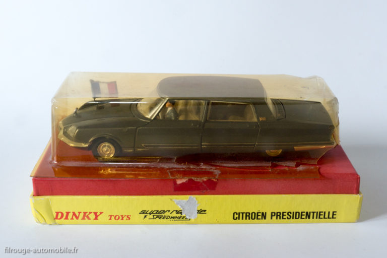 Miniature Dinky Toys Atlas Citroën DS Présidentielle 1970 - Échelle 1:43 - Gris