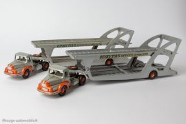Dinky Toys 39A et 894 - Tracteur Unic porte voitures Boilot