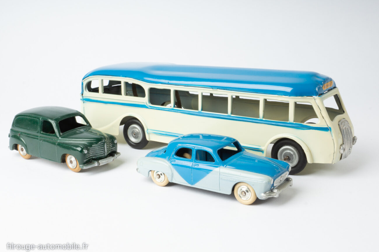 Jouet Ancien Autocar Pullman – Plastique Souple Bleu – 23 Cm – Occasion