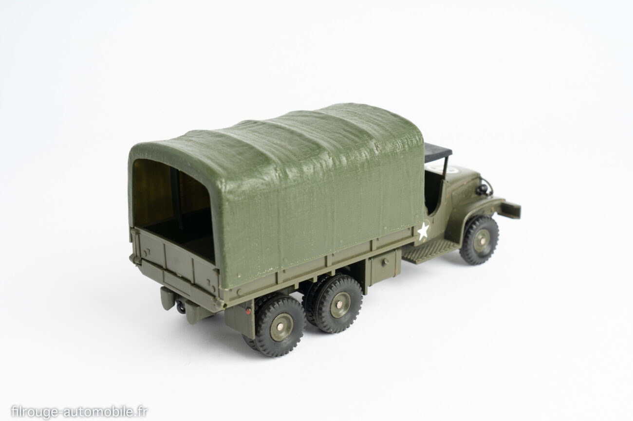 DINKY TOYS, CAMION GMC militaire version avec une mitrailleuse sur