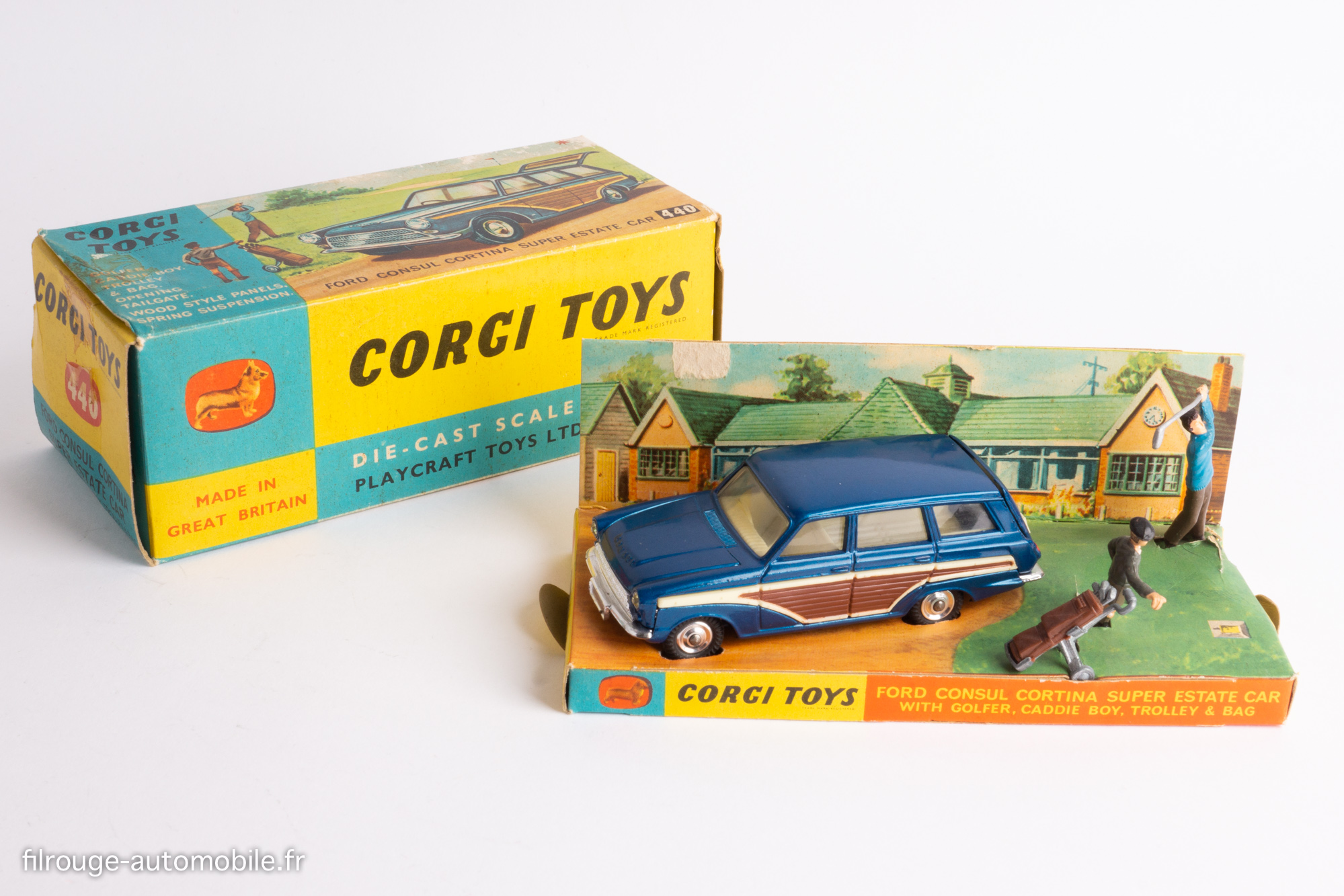 Corgi-Vintage Vans/véhicules-carton-Bon état-quatre à choisir 
