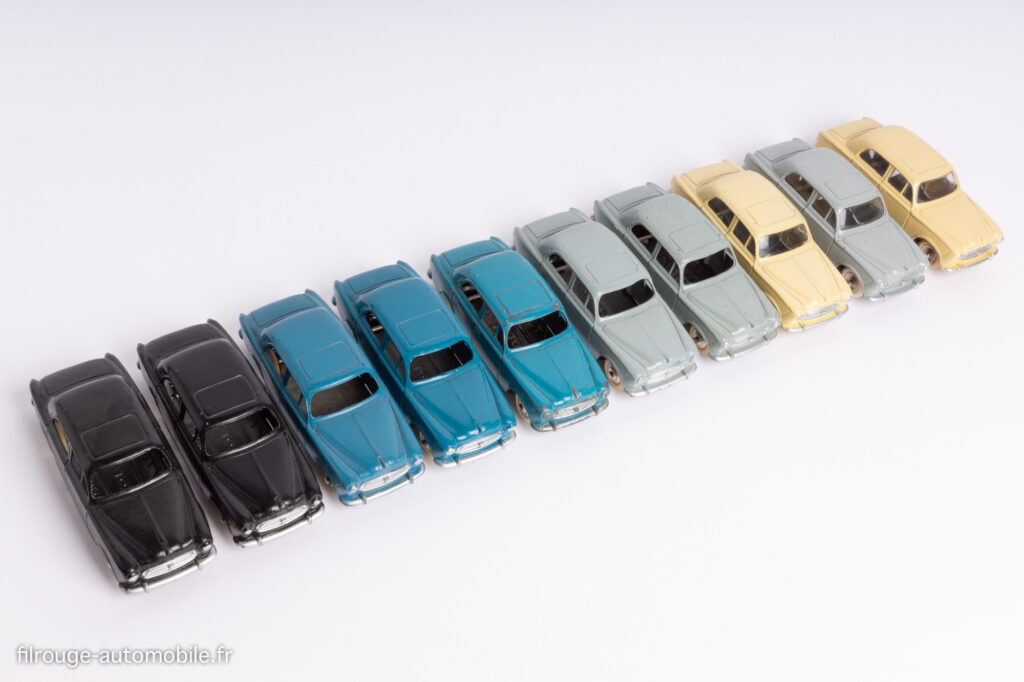Les Peugeot 403 berline Dinky Toys 24 B et 521